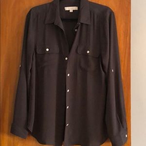 Loft bottom down blouse